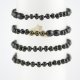 Black baroque beads bracelet