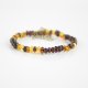 Multicolored beads bracelet