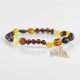 Multi color mixed beads bracelet