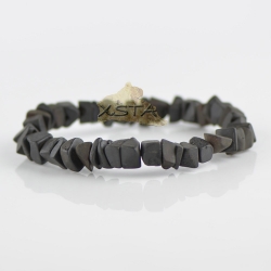 Raw dark cherry irregular bracelet for men