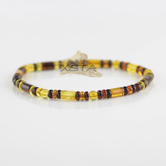 Mixed bead bracelet for men