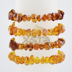 Mix natural Baltic amber beads bracelet
