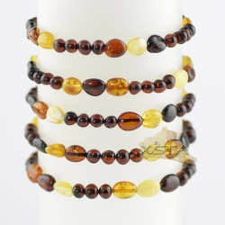 Multi color mixed beads bracelet