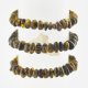 Raw amber bracelet natural beads