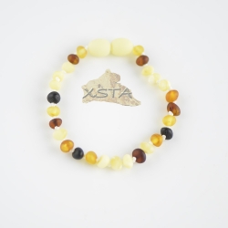 Raw baroque multicolored beads bracelet Raw baroque multicolored beads bracelet