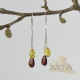 Baltic amber earrings with silver Baltic amber earrings with silver