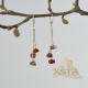 Dark butterscotch irregular shape earrings Dark butterscotch irregular shape earrings