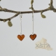 light cherry heart earrings light cherry heart earrings