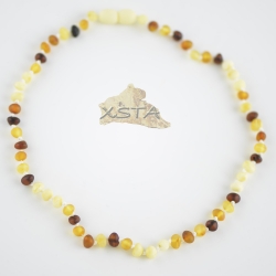 Raw baroque multicolored beads necklace Raw baroque multicolored beads necklace