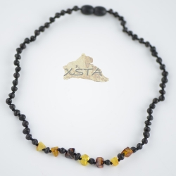 Raw cherry bead necklace with irregular beads Raw cherry bead necklace with irregular beads