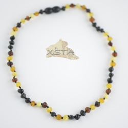 Raw multicolored beads necklace Raw multicolored beads necklace