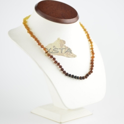 Raw rainbow baroque beads