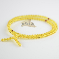 Honey mala prayer beads