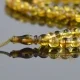 Light green round amber tesbih rosary Light green round amber tesbih rosary