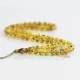 Light green round amber tesbih rosary Light green round amber tesbih rosary