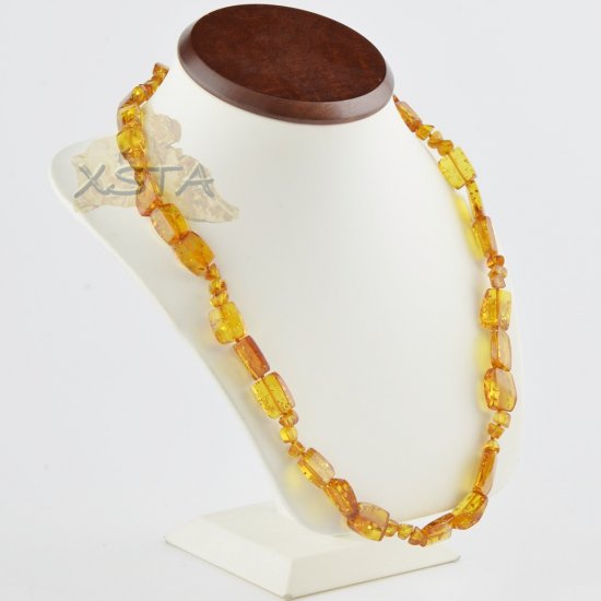 Amber necklace luxury beads