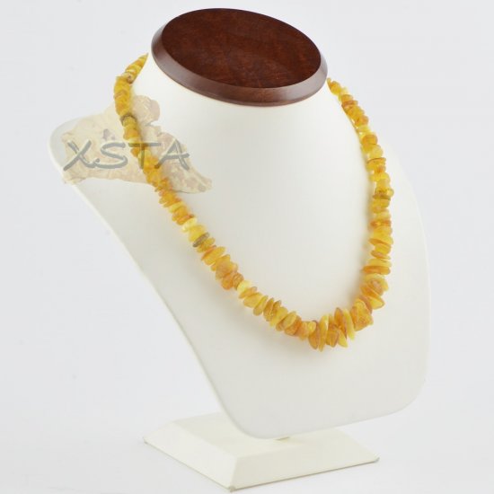 Amber necklace unpolished beads