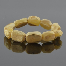 Raw natural wholesale amber bracelet