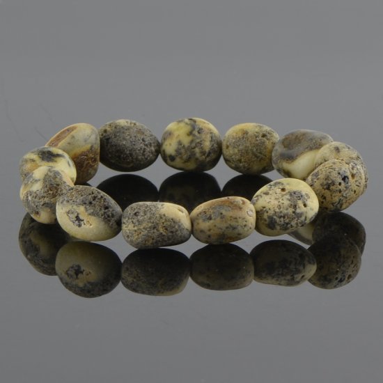  Amber bracelet raw beads
