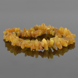 Amber necklace unpolished beads