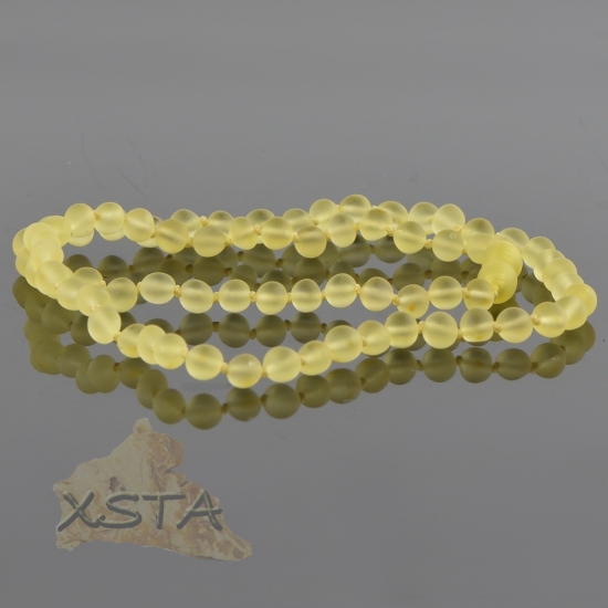 Amber necklace baroque lemon raw Amber necklace baroque lemon raw