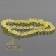 Amber necklace baroque lemon raw Amber necklace baroque lemon raw