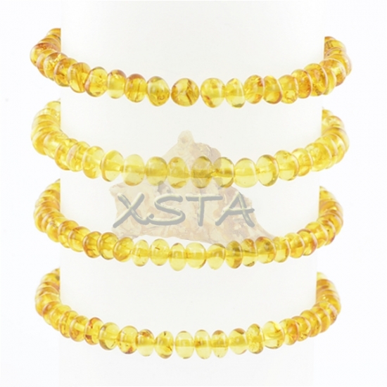 Amber bracelet dark yellow Amber bracelet dark yellow