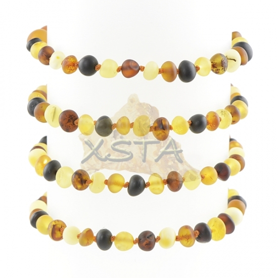 Amber bracelet mix with screw clasp Amber bracelet mix with screw clasp