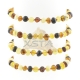 Amber bracelet mix with screw clasp Amber bracelet mix with screw clasp