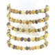 Amber bracelet raw mix green color Amber bracelet raw mix green color
