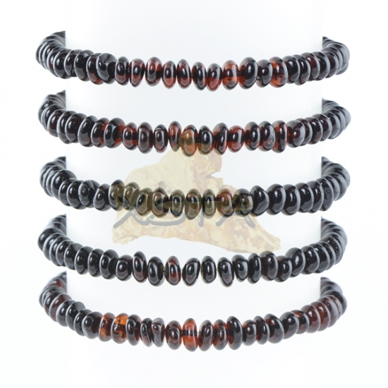 Amber dark cherry beads bracelet Amber dark cherry beads bracelet