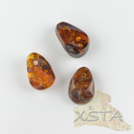 Amber medallions 3 pieces