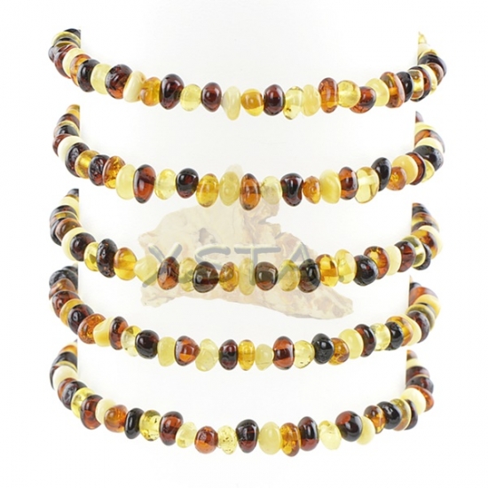 Amber mix small beads bracelet Amber mix small beads bracelet