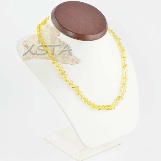 Amber necklace baroque lemon Amber necklace baroque lemon