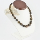 Amber necklaces polished green olive Amber necklaces polished green olive