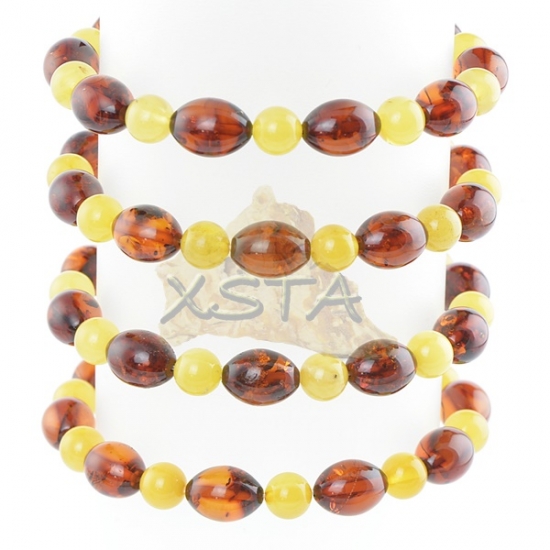 Baltic amber bracelet - natural amber Baltic amber bracelet - natural amber