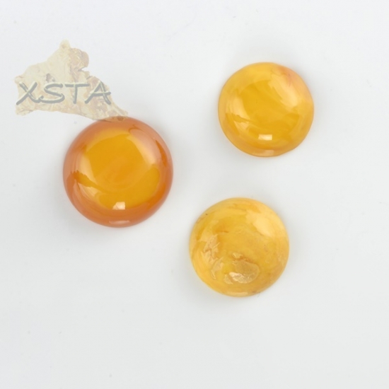 Baltic amber cabochons 3 units Baltic amber cabochons 3 units