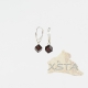 Baltic amber cube earrings Baltic amber cube earrings