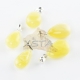 Baltic amber pendant yellow matt Baltic amber pendant yellow matt