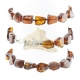 Cherry Baltic amber bracelet with silver Cherry Baltic amber bracelet with silver