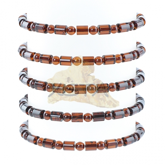 Cherry barrels round amber bracelet Cherry barrels round amber bracelet