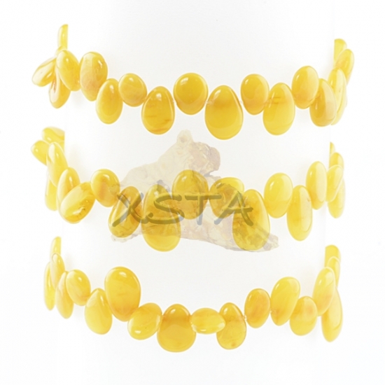 Drop shaped butterscotch amber bracelet Drop shaped butterscotch amber bracelet