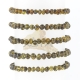 Green Amber bracelet baroque Green Amber bracelet baroque
