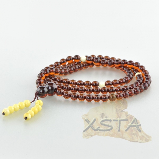 Amber rosary Tibetan Buddhist Amber rosary Tibetan Buddhist
