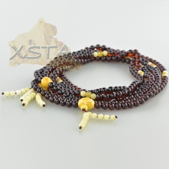 Round mala prayer amber rosary Round mala prayer amber rosary