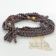 Baltic amber round beads rosary Baltic amber round beads rosary