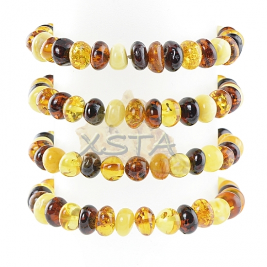 Multi-color amber bracelet Multi-color amber bracelet