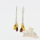 Multicolor Baltic amber earrings Multicolor Baltic amber earrings