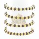 Raw amber beads bracelet