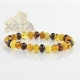 Multi-color amber bracelet Multi-color amber bracelet